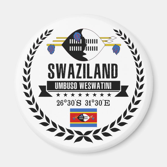 Swaziland Magnet (Front)