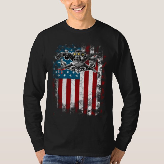 SWCC DBG OLD GLORY Front & Back Graphic T-Shirt (Front)