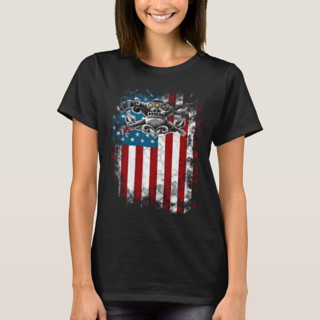 SWCC DBG OLD GLORY Front & Back Graphic T-Shirt (Front)