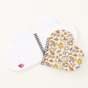 Sweat And Vegatables , cheese Pattern Notebook