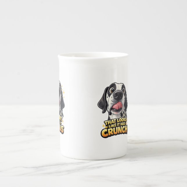 Sweat & Crunchy Bone China Mug (Front)