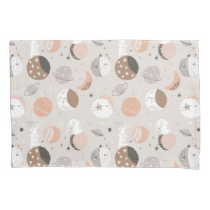 Sweat Dream Bunnies In Space Pattern Pillowcase