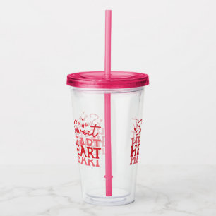 Sweat Heart Acrylic Tumbler