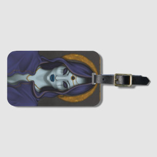 sweat luggage tag