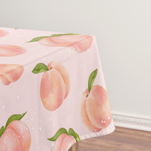 Sweat peach pattern tablecloth (In Situ)