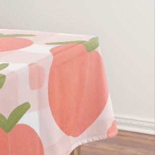 Sweat peach pattern tablecloth