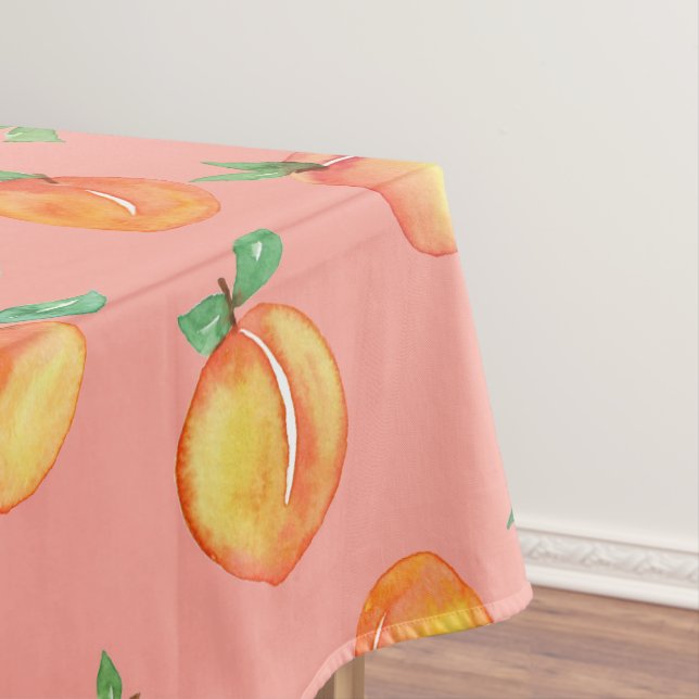 Sweat peach pattern tablecloth (In Situ)