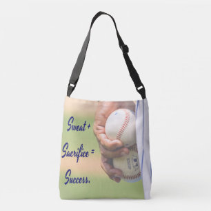 Sweat plus Sacrifice equals Success BASEBALL Crossbody Bag