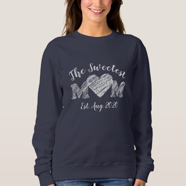 Sweat shirt for Mum or wife with heart shape (Front)
