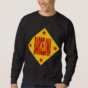 Sweat shirt noire BARCELONA