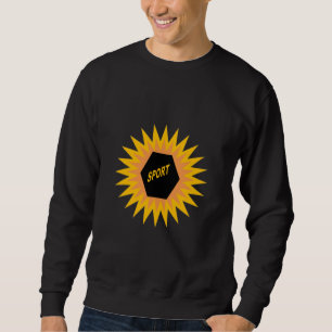 Sweat shirt noire homme SUN SPORT