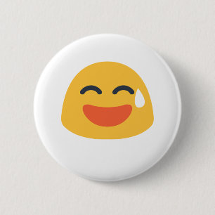 Sweat Smile 6 Cm Round Badge