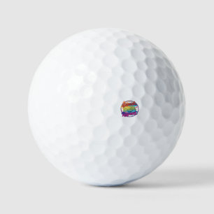 Sweat, Smile, Repeat - Motivational Workout T-Shir Golf Balls