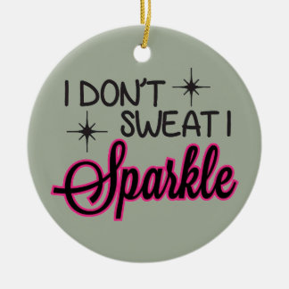 Sweat Sparkle Ceramic Tree Decoration