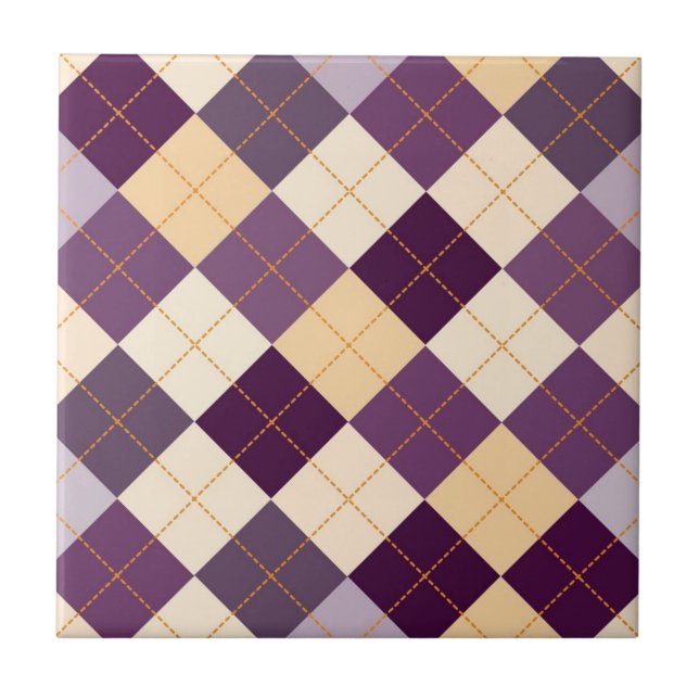 Sweater Background Ceramic Tile (Front)