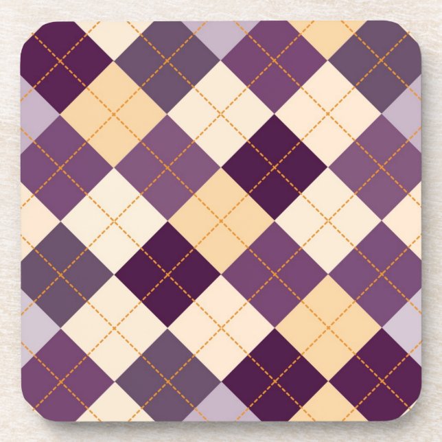 Sweater Background Coaster (Front)