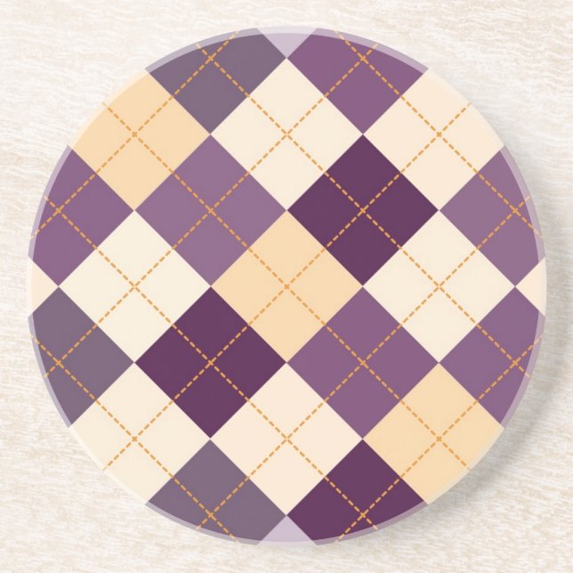 Sweater Background Coaster (Front)