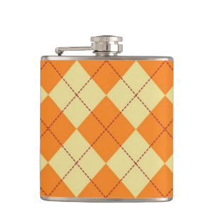 Sweater Background Hip Flask