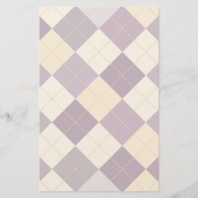 Sweater Background Stationery (Front)