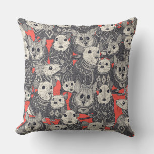 sweater mice coral cushion