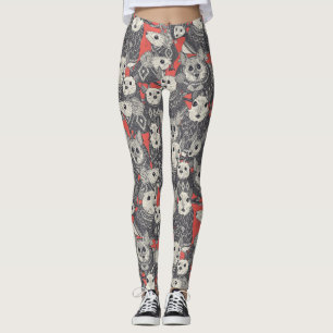 sweater mice coral leggings