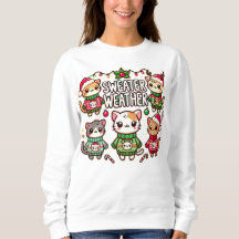"Sweater Weather Cats - Cosy Christmas"
