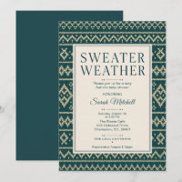 Sweater Weather Fall Baby Shower
