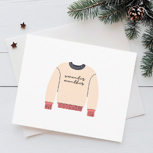 Sweater Weather Holiday Card