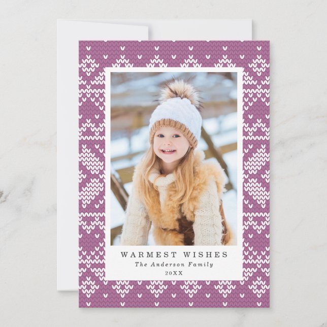 Sweater Weather | Holiday Photo Card (Front)