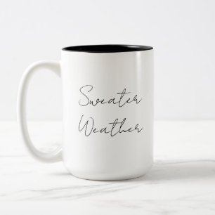 'Sweater Weather' mug