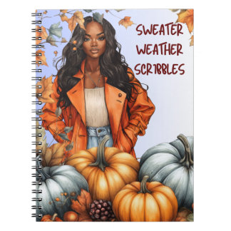 Sweater Weather Scribbles Notebook