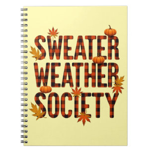 Sweater Weather Society Cosy Fall Season Design Notebook