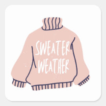 Sweater Weather Sticker