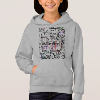 sweatshirt hoodies grey maths patterned