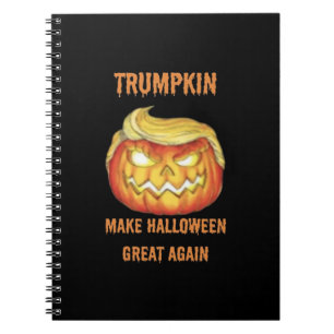 Sweatshirt, Trumpkin, Halloween Classic Notebook