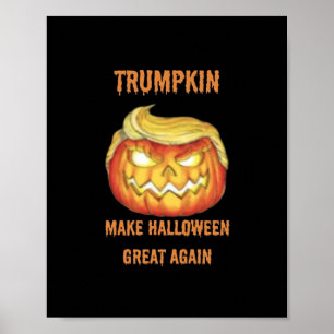 Sweatshirt, Trumpkin, Halloween Classic Poster