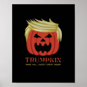 Sweatshirt, Trumpkin, Halloween Merch  Poster