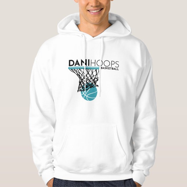 Sweatshirt - White - Dani Hoops Basketball  (Front)
