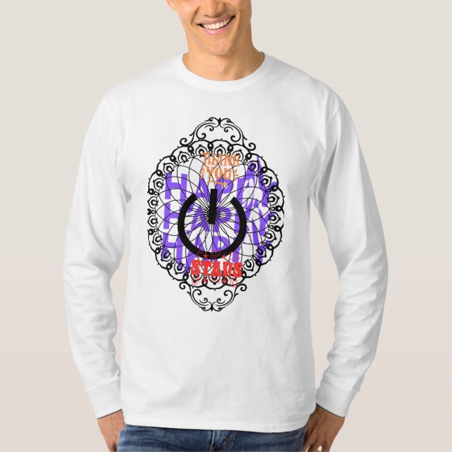 sweatshirt white designer patterned T-Shirt (Front)