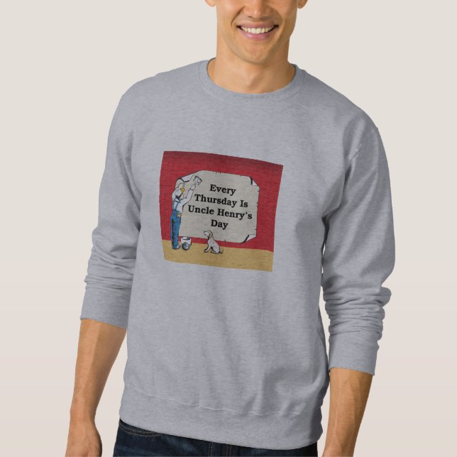Sweatshirt with Book cover (Front)