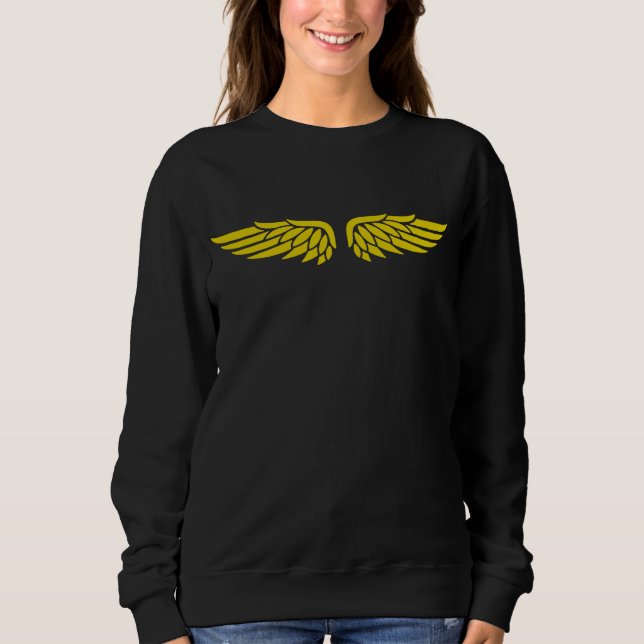 sweatshirt women's designed with an eagle wing (Front)