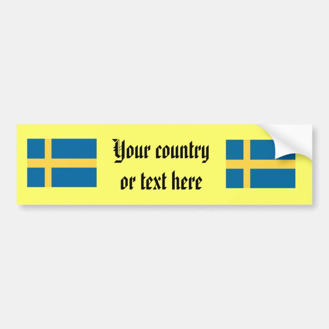 Sweden 2 bumper sticker (Front)