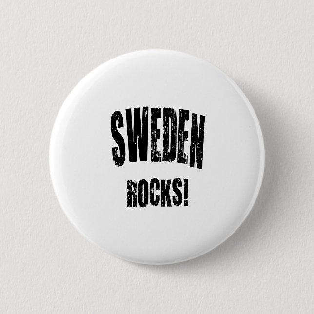 SWEDEN 6 CM ROUND BADGE (Front)