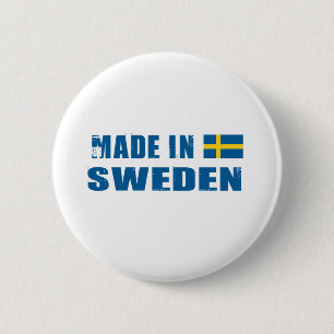 SWEDEN 6 CM ROUND BADGE