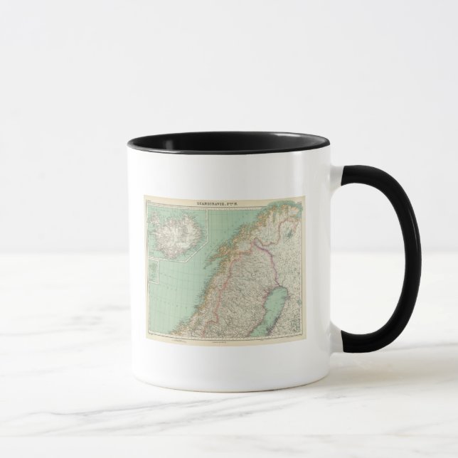 Sweden and Iceland Mug (Right)