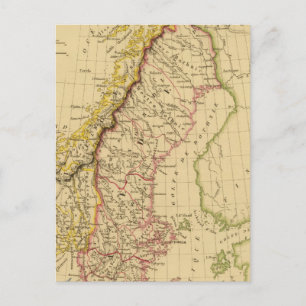 Sweden and Norway 3 Postcard