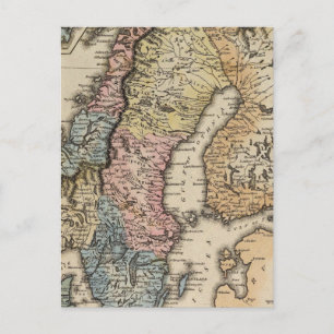 Sweden and Norway 3 Postcard
