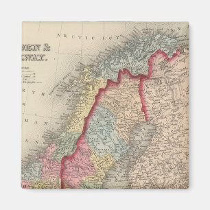Sweden and Norway Magnet