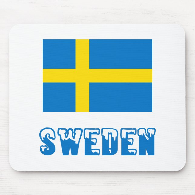 Sweden and Swedish Flag Mouse Pad (Front)