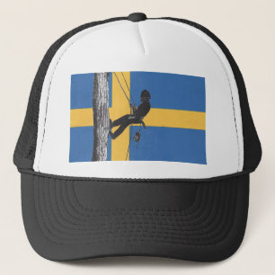 Sweden Arb Art Arborist Tree Surgeon Chainsaw Trucker Hat